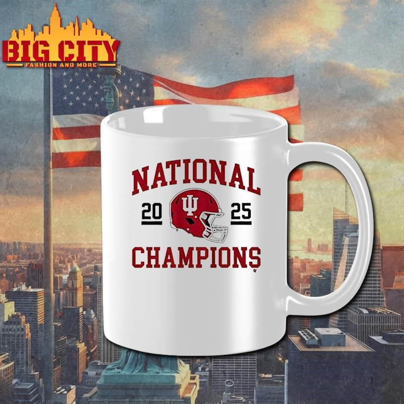 2025 Cfp National Champions Indiana Football Helmet Shirt