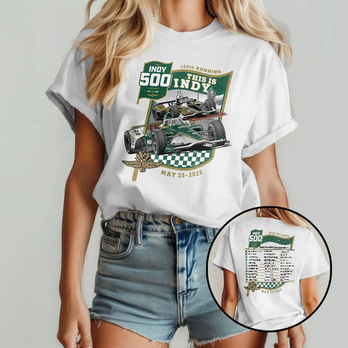 2025 Indy 500 Starting Field T Shirt