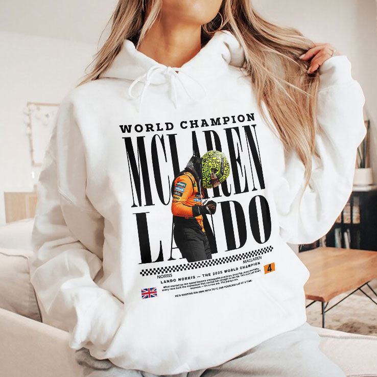 2025 World Champion Lando Norris McLaren T Shirt