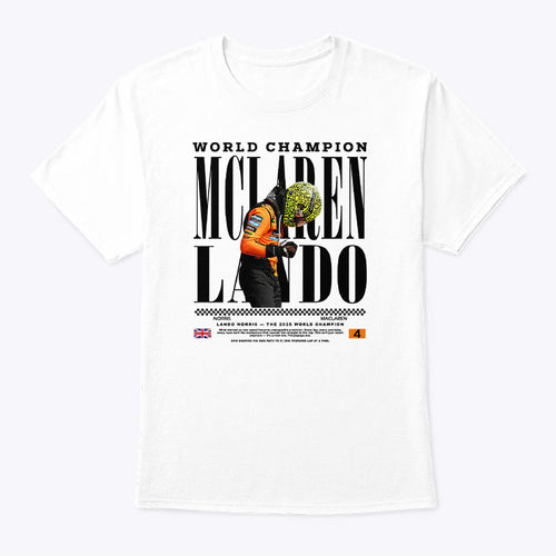 2025 World Champion Lando Norris McLaren T Shirt