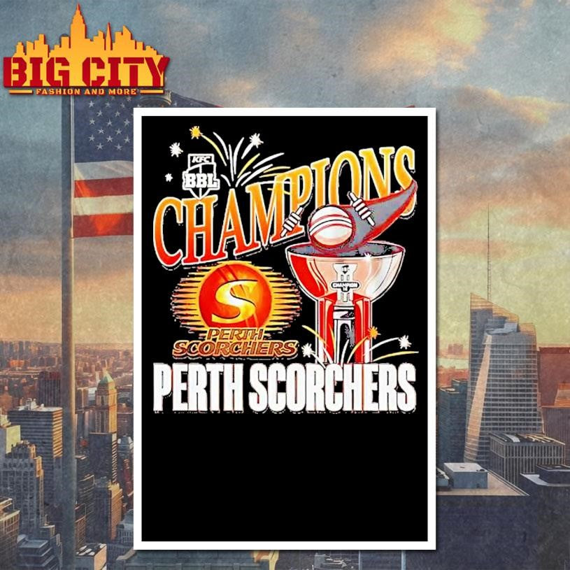 2026 Big Bash League Champions Trophy Perth Scorchers Shirt