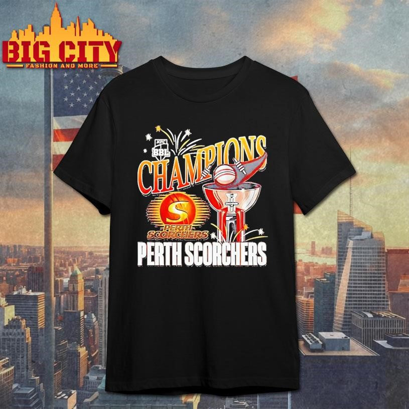 2026 Big Bash League Champions Trophy Perth Scorchers Shirt