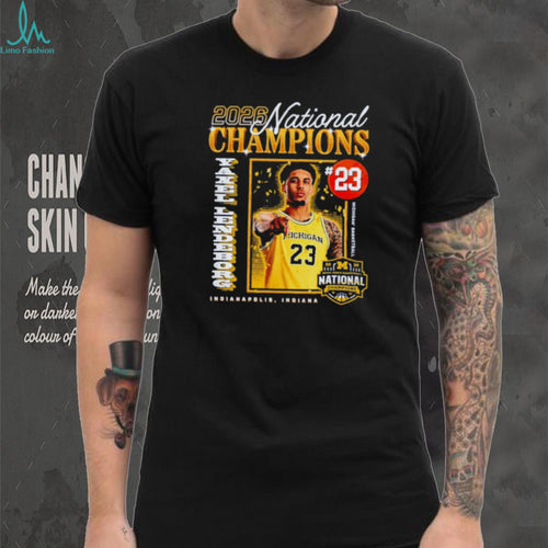 2026 Michigan Men’s Basketball National Champions T Shirt #23