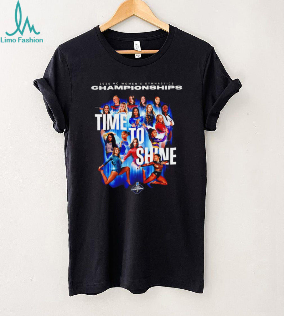 2026 NC Women’s Gymnastics Championships Time To Shine T Shirt