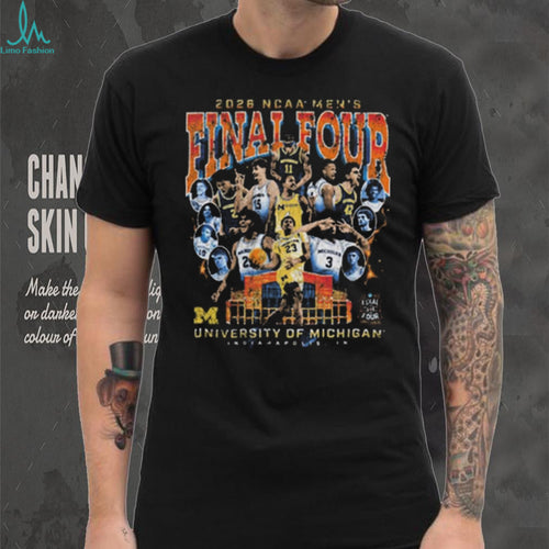 2026 NCAA Men’s Final Four University of Michigan Wolverines Team T Shirt