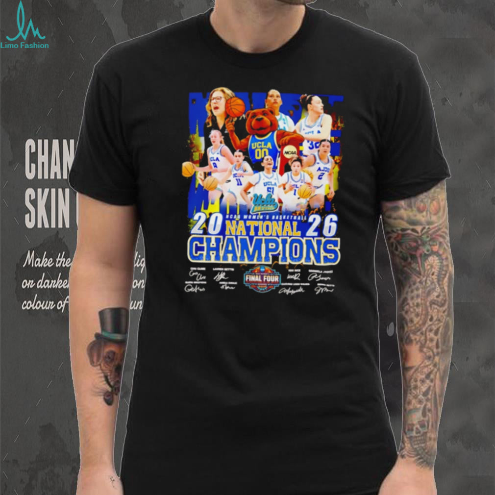 2026 NCAA Women’s Basketball National Champions UCLA Bruins Player Collage T Shirt