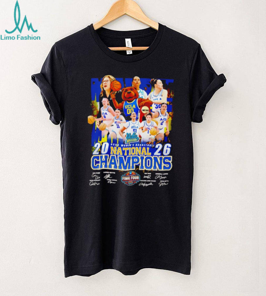 2026 NCAA Women’s Basketball National Champions UCLA Bruins Player Collage T Shirt