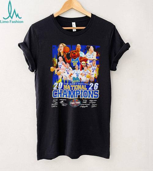 2026 NCAA Women’s Basketball National Champions UCLA Bruins Player Collage T Shirt