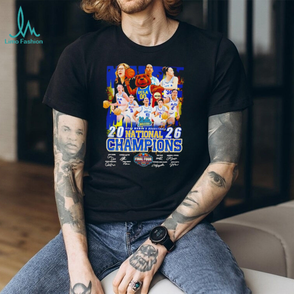 2026 NCAA Women’s Basketball National Champions UCLA Bruins Player Collage T Shirt