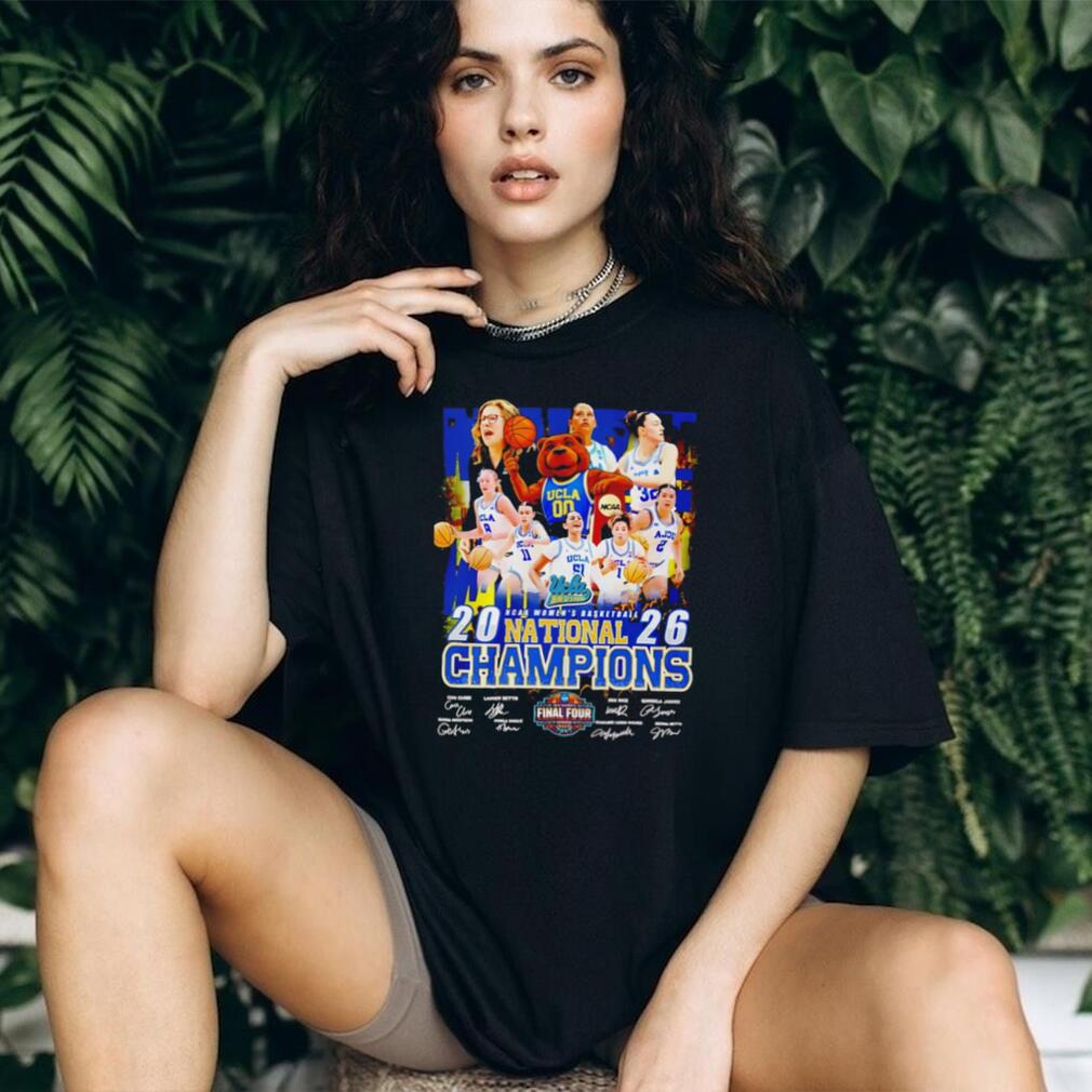2026 NCAA Women’s Basketball National Champions UCLA Bruins Player Collage T Shirt