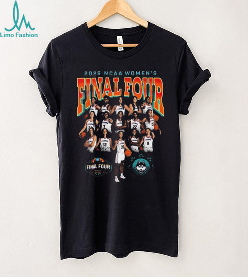 2026 NCAA Women’s Final Four UConn Huskies Team Roster Graphic T Shirt
