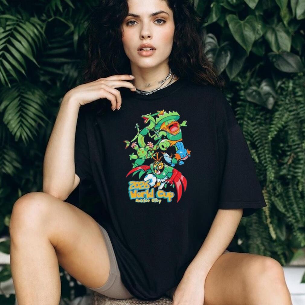 2026 World Cup Mexico City cartoon shirt