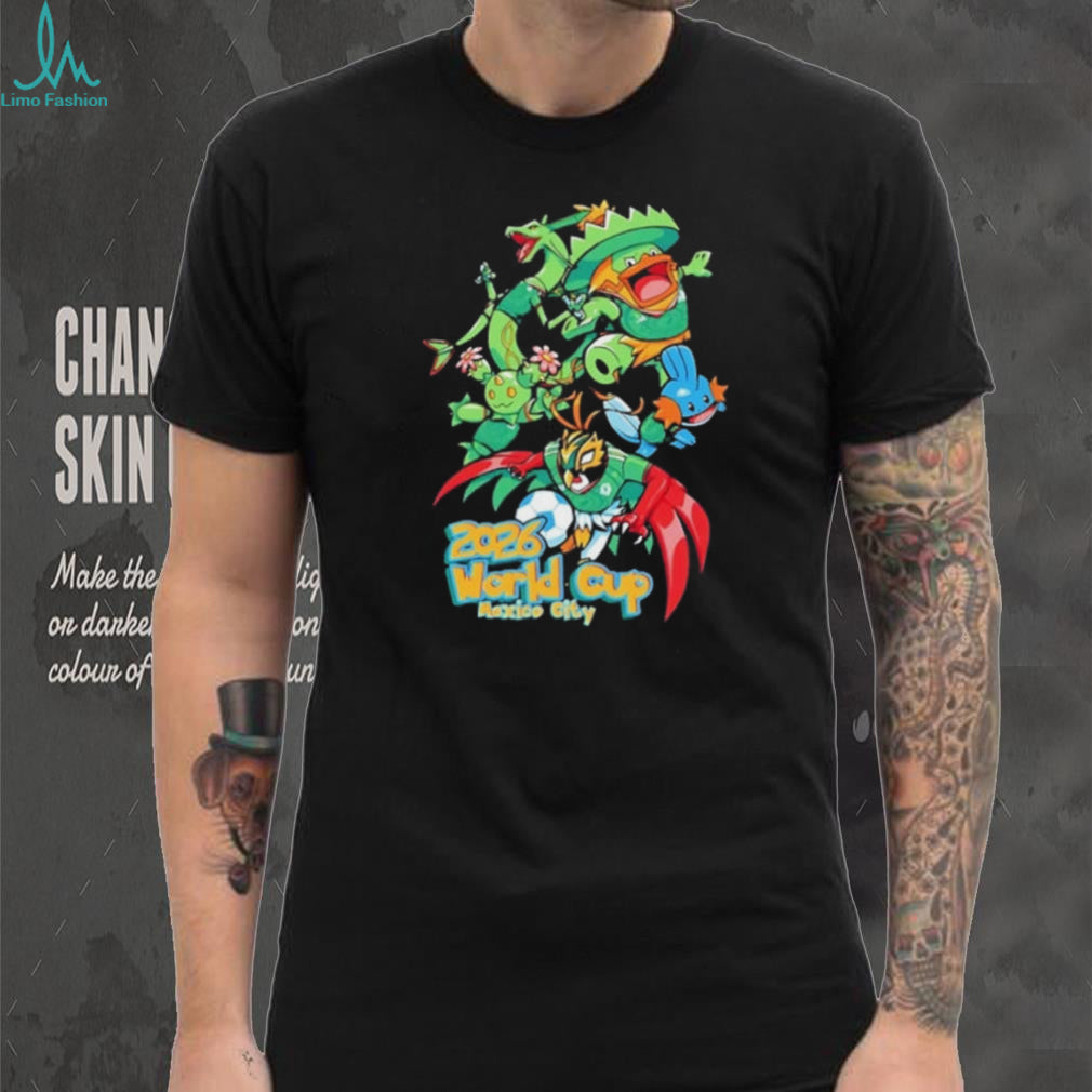 2026 World Cup Mexico City cartoon shirt