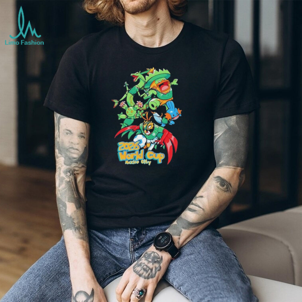 2026 World Cup Mexico City cartoon shirt