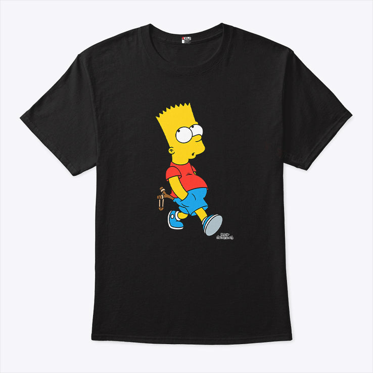 20th Century Television The Simpsons Bart Simpson With Slingshot T Shirt