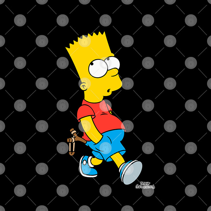 20th Century Television The Simpsons Bart Simpson With Slingshot T Shirt