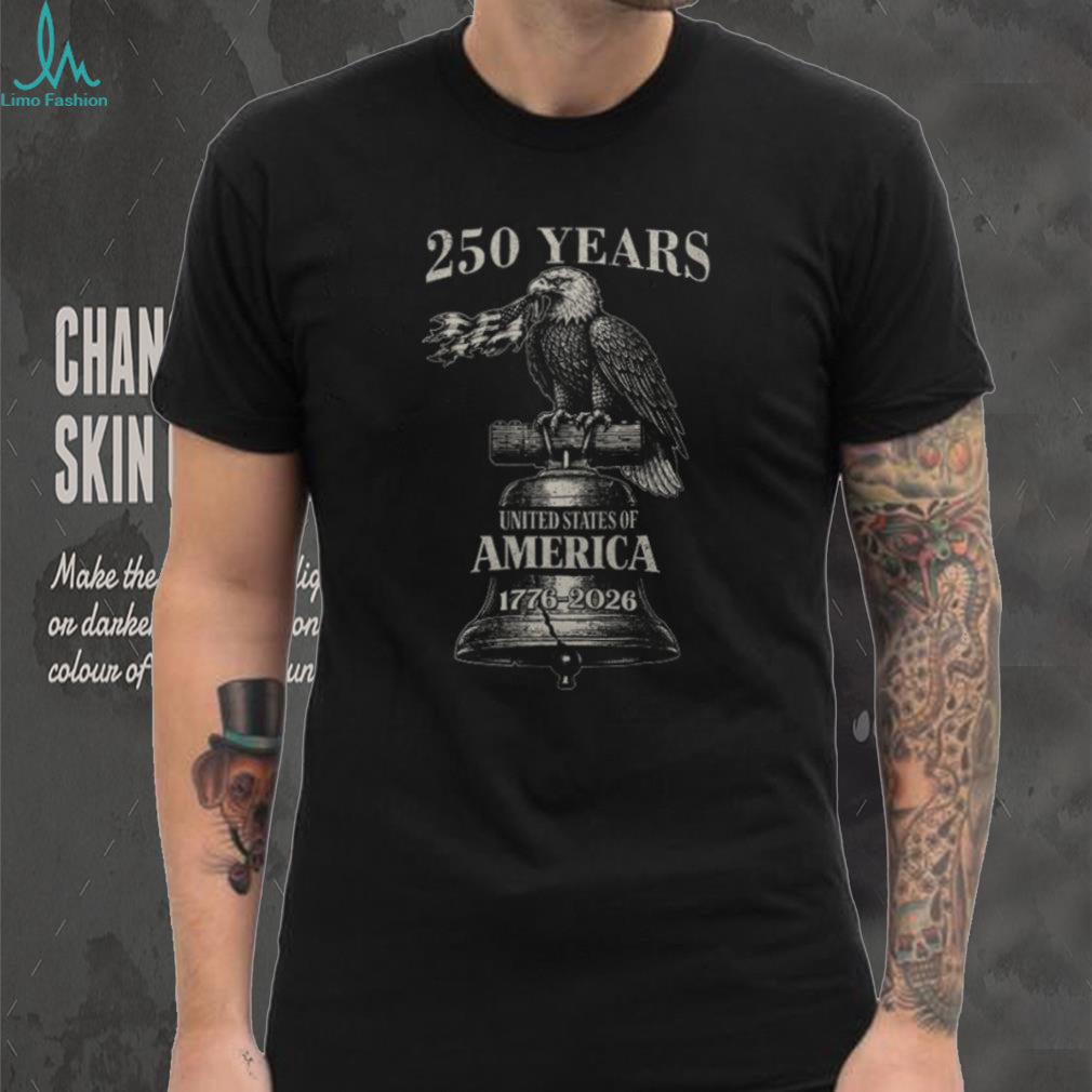 250 Years American Liberty Bell and Eagle 1776 2026 Vintage T Shirt
