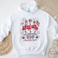 250 Years American Spirit Flamingo Patriotic Party Shirt