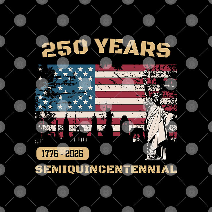 250 Years Of America 1776 2026 Semiquincentennial T Shirt