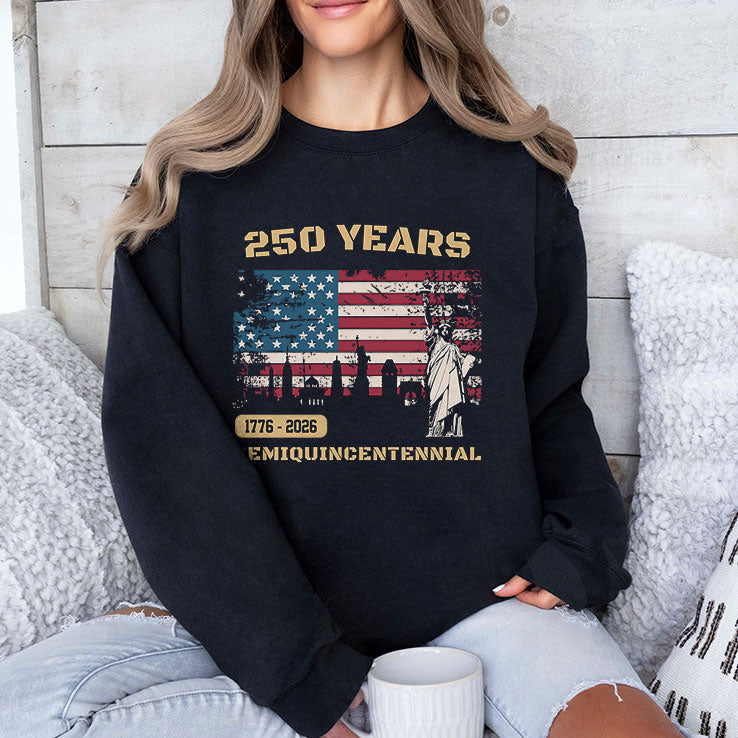 250 Years Of America 1776 2026 Semiquincentennial T Shirt