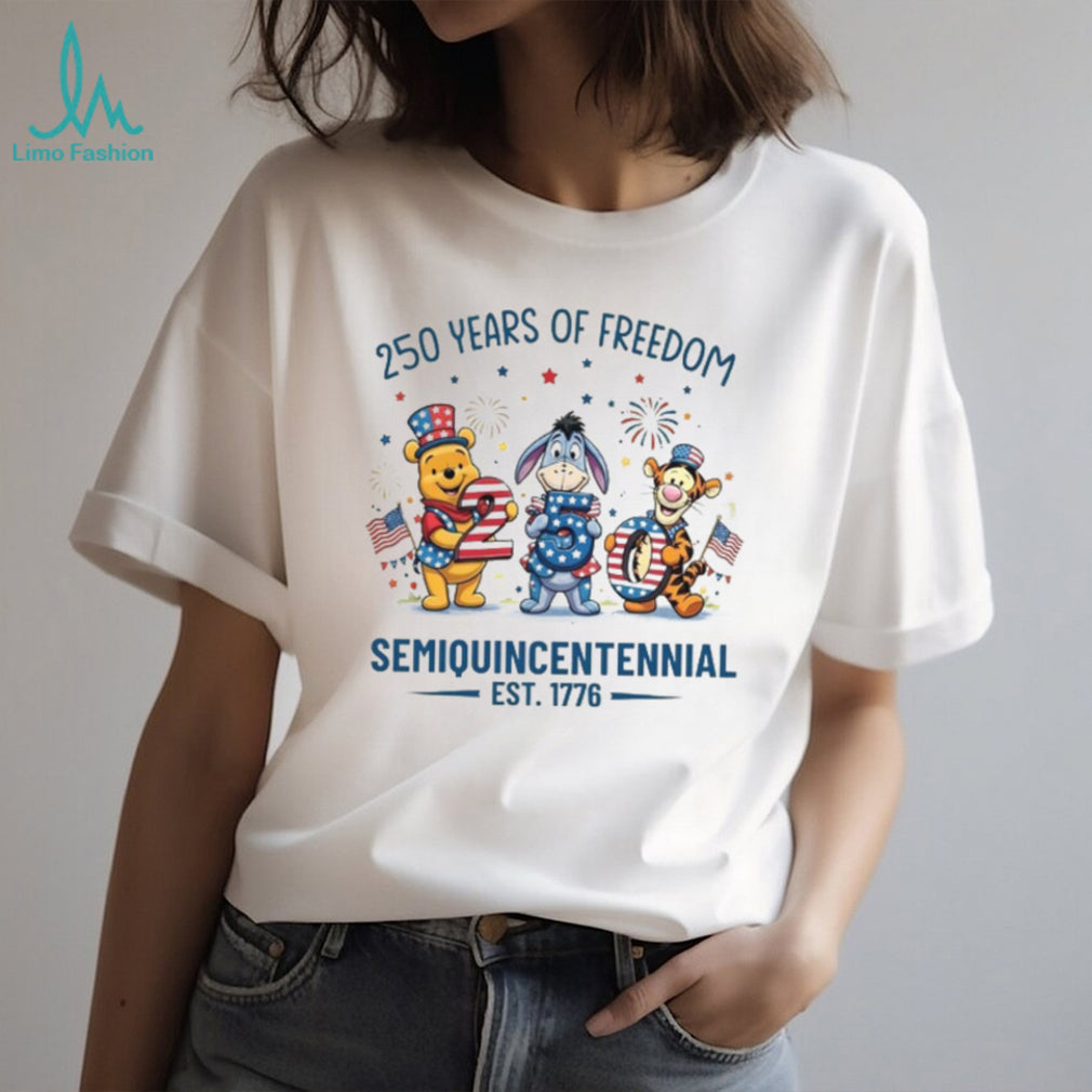 250 Years Of Freedom Semiquincentennial Pooh & Friends 2026 T Shirt
