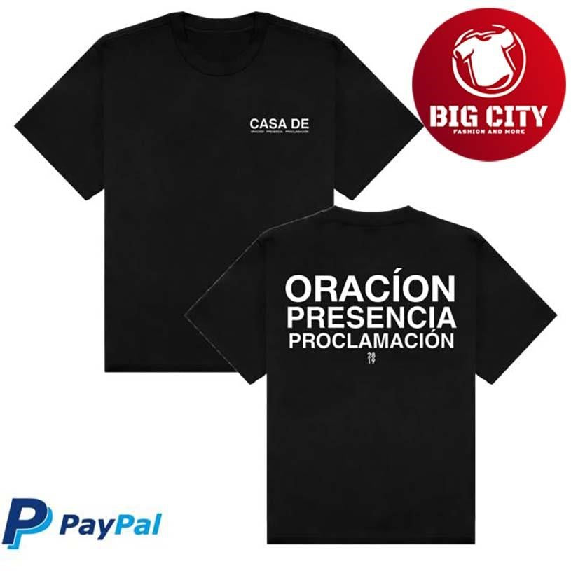 2819 Oración Presencia Proclamación Two Sided Shirt
