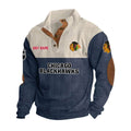 Chicago Blackhawks Personalized Name Corduroy Stand Collar Sweatshirt