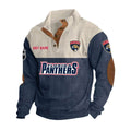 Florida Panther Personalized Name Corduroy Stand Collar Sweatshirt