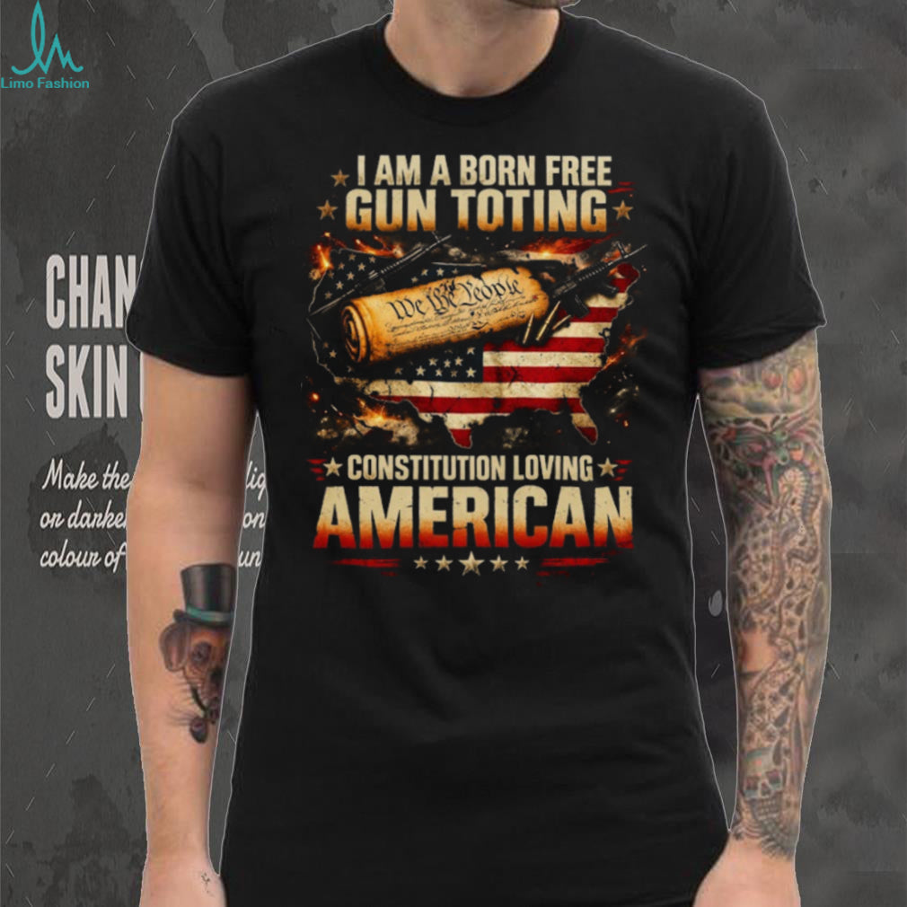 2nd Amendment Constitution Loving American Patriotic T Shirt