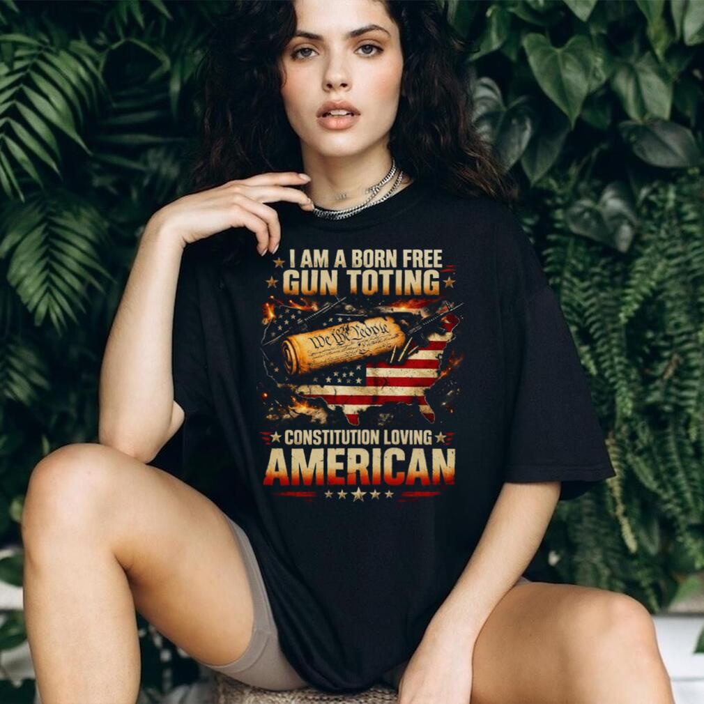2nd Amendment Constitution Loving American Patriotic T Shirt