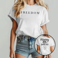 Freedom Echoing Her Battle Cry Erika Kirk T Shirt