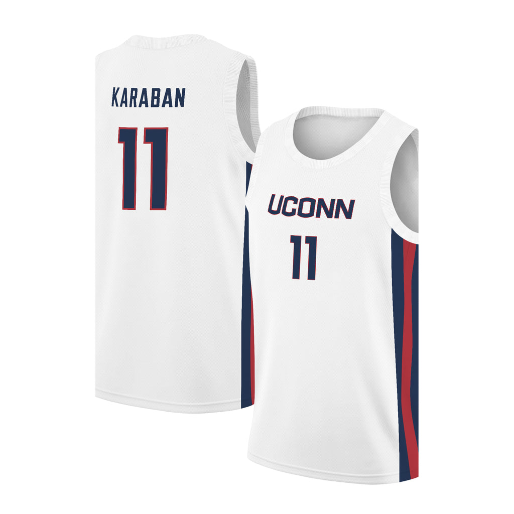 Alexander Karaban UConn Huskies Basketball Jersey