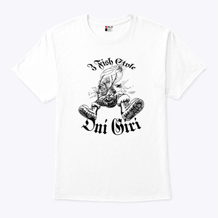 3 Fish Style Oni Giri Shirt