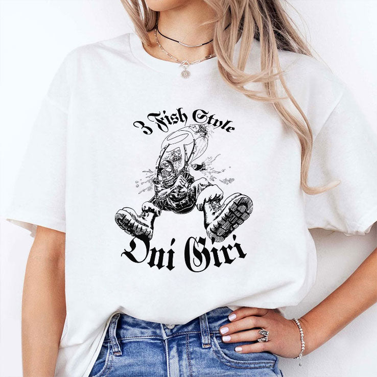 3 Fish Style Oni Giri Shirt