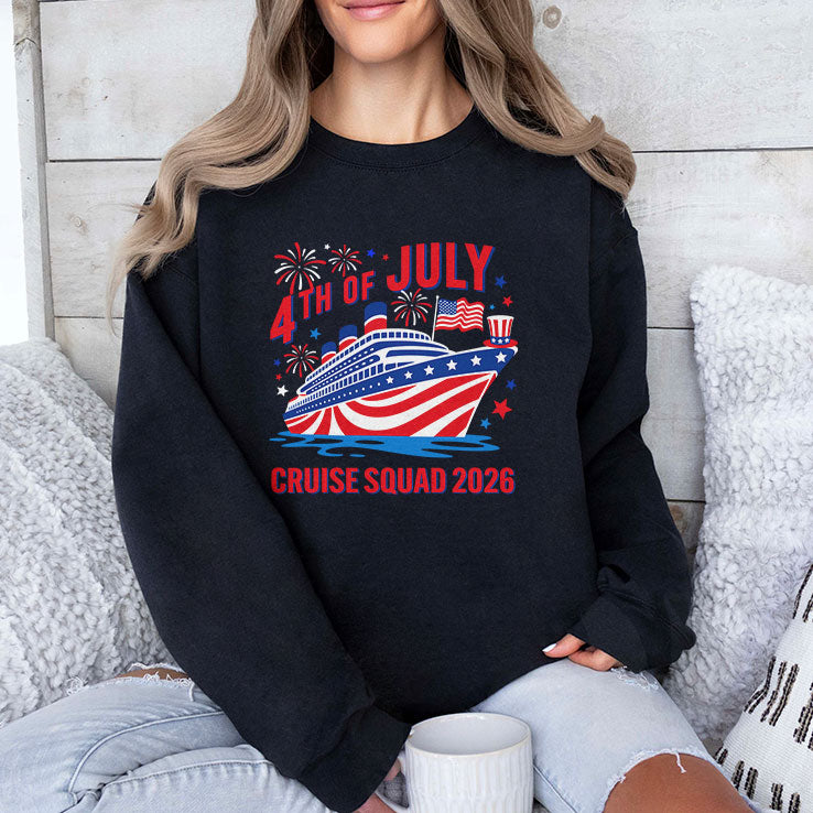 4th Of July Cruise Squad 2026 T Shirt