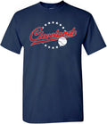 Team Vintage Style Men's T-Shirt for Baseball Fans
