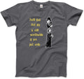 Chaplin's Inspirational Quote T-Shirt (Adults, Kids, Short & Long Sleeve) Black