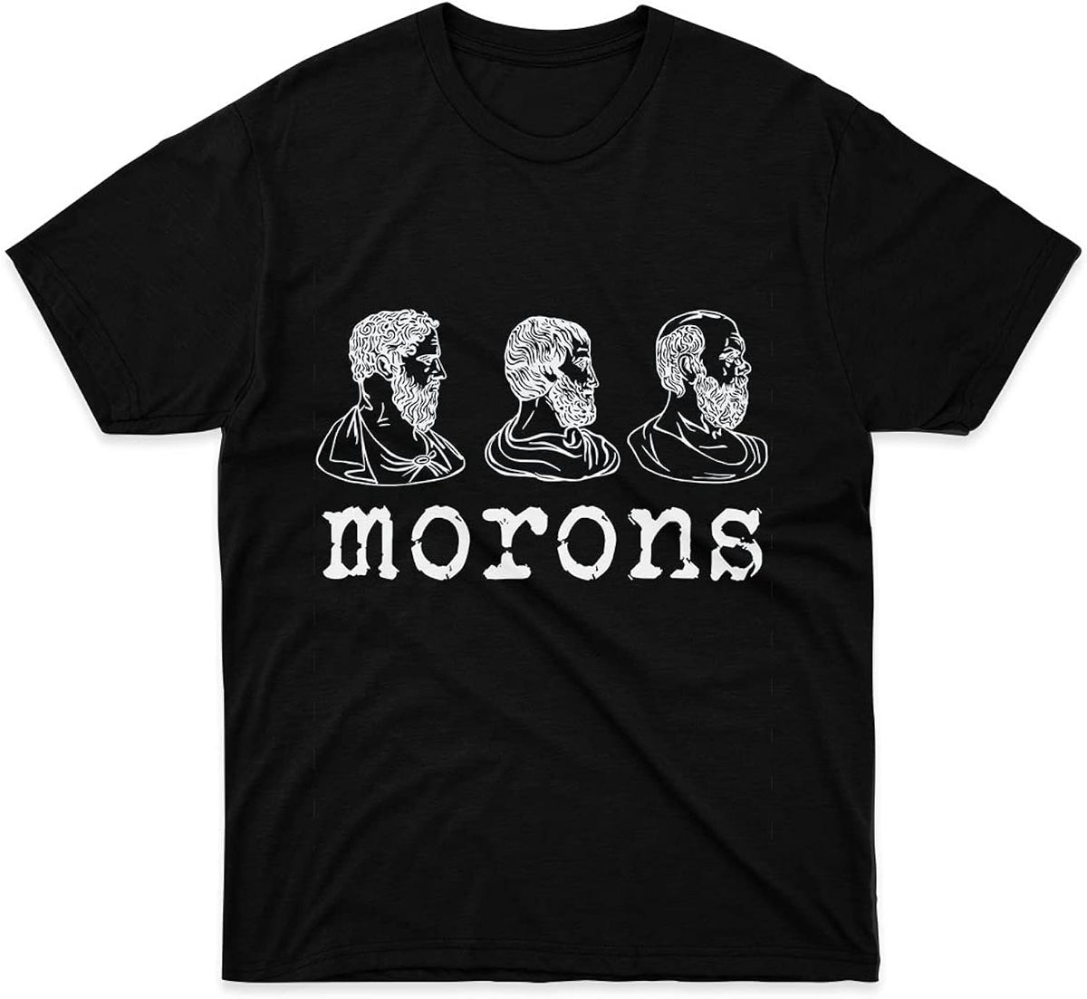 Mens Womens Tshirt Inspired by Princess Bride - Plato - Aristotle - Socrates - Morons - Movie Quotes - Comedy Shirts for Men Women Cool Dad Friends