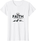 Faith It Till You Make It Religious Motivational for Men T-Shirt