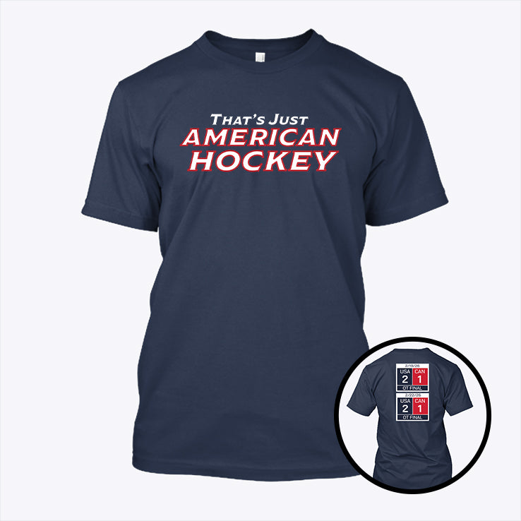 That’s Just American Hockey Scoreboard T Shirt
