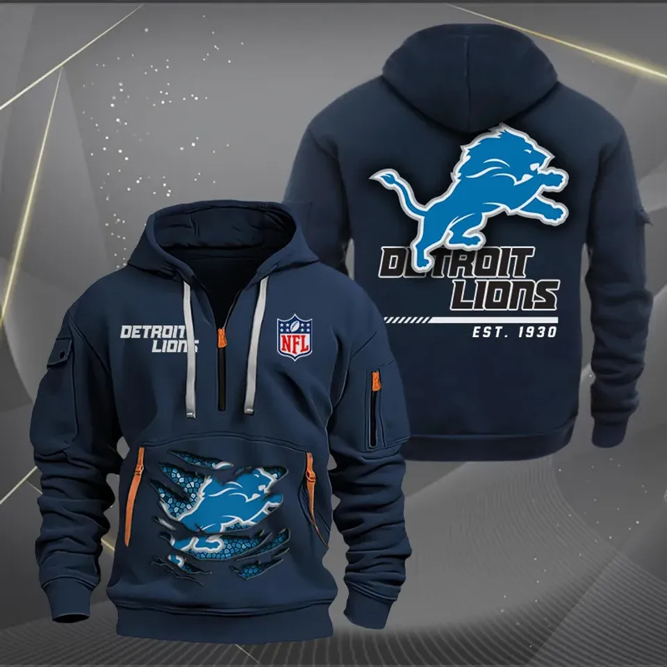Detroit Lions Tactical Hoodie