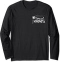 Spread Kindness Pocket - Positive Quote Long Sleeve T-Shirt