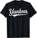 Yankees Heart Design Retro Style Graphic Men Women Kid T-Shirt