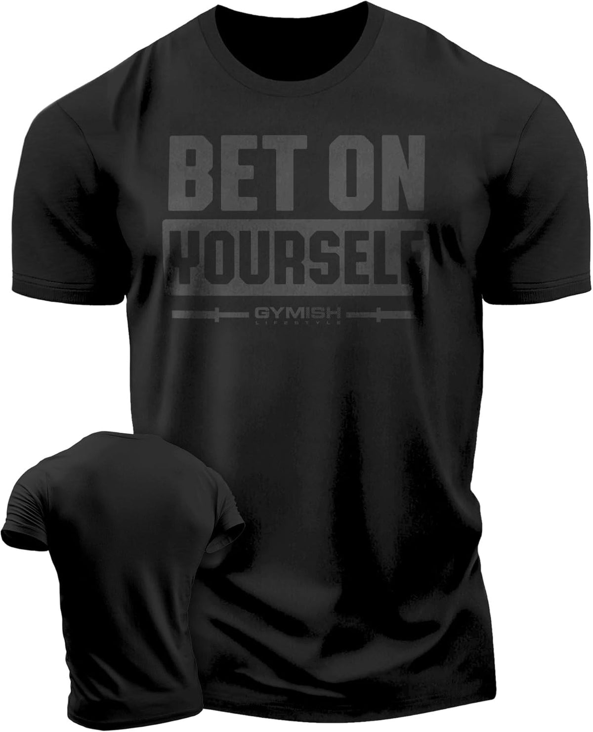 Bet On Yourself Workout Shirts for Men, Motivational Gym Shirts