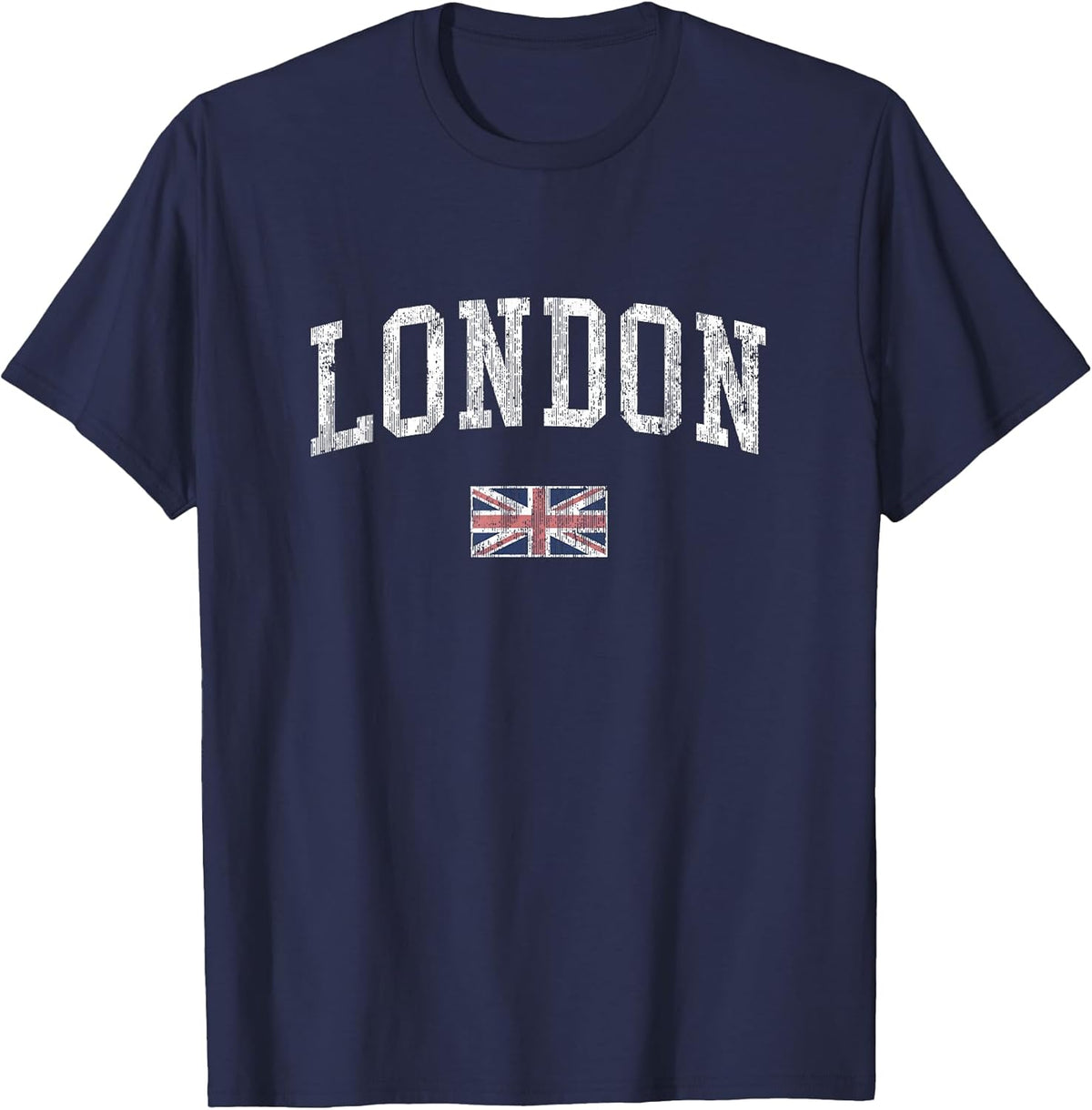 London England Vintage Sports Design British Flag T-Shirt