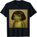 Funny Frog Bob Haircut Meme for Men Women Kids T-Shirt