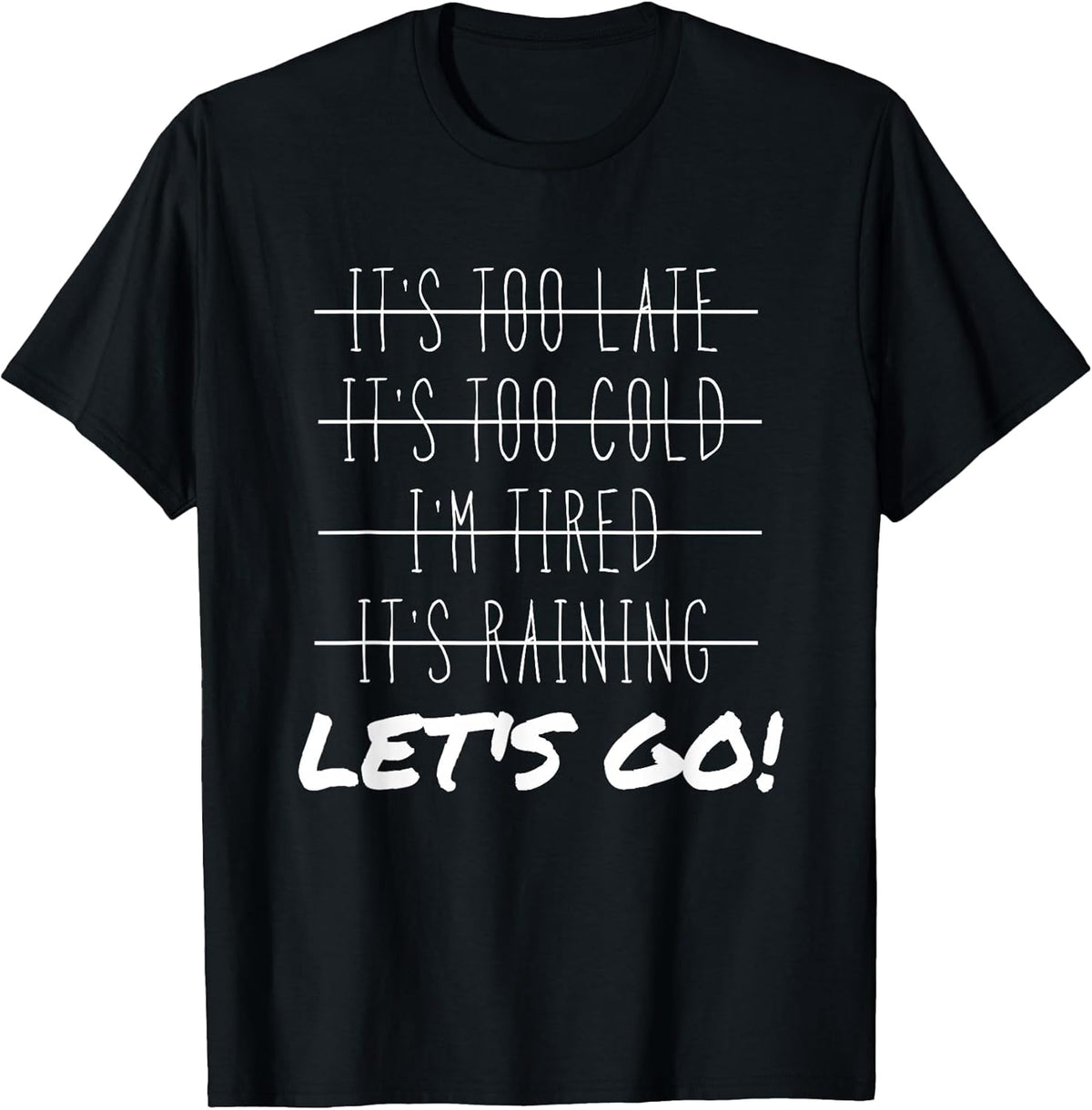 Funny Motivational Disciplines Workout No Excuses Men Women T-Shirt
