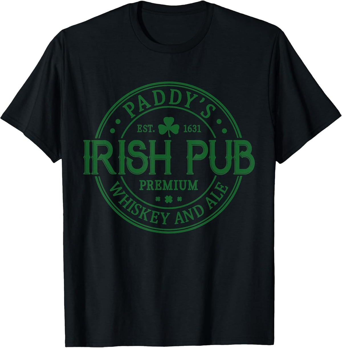 Paddy's Irish Pub Whiskey Beer Ireland St. Patrick's Day Tee T-Shirt