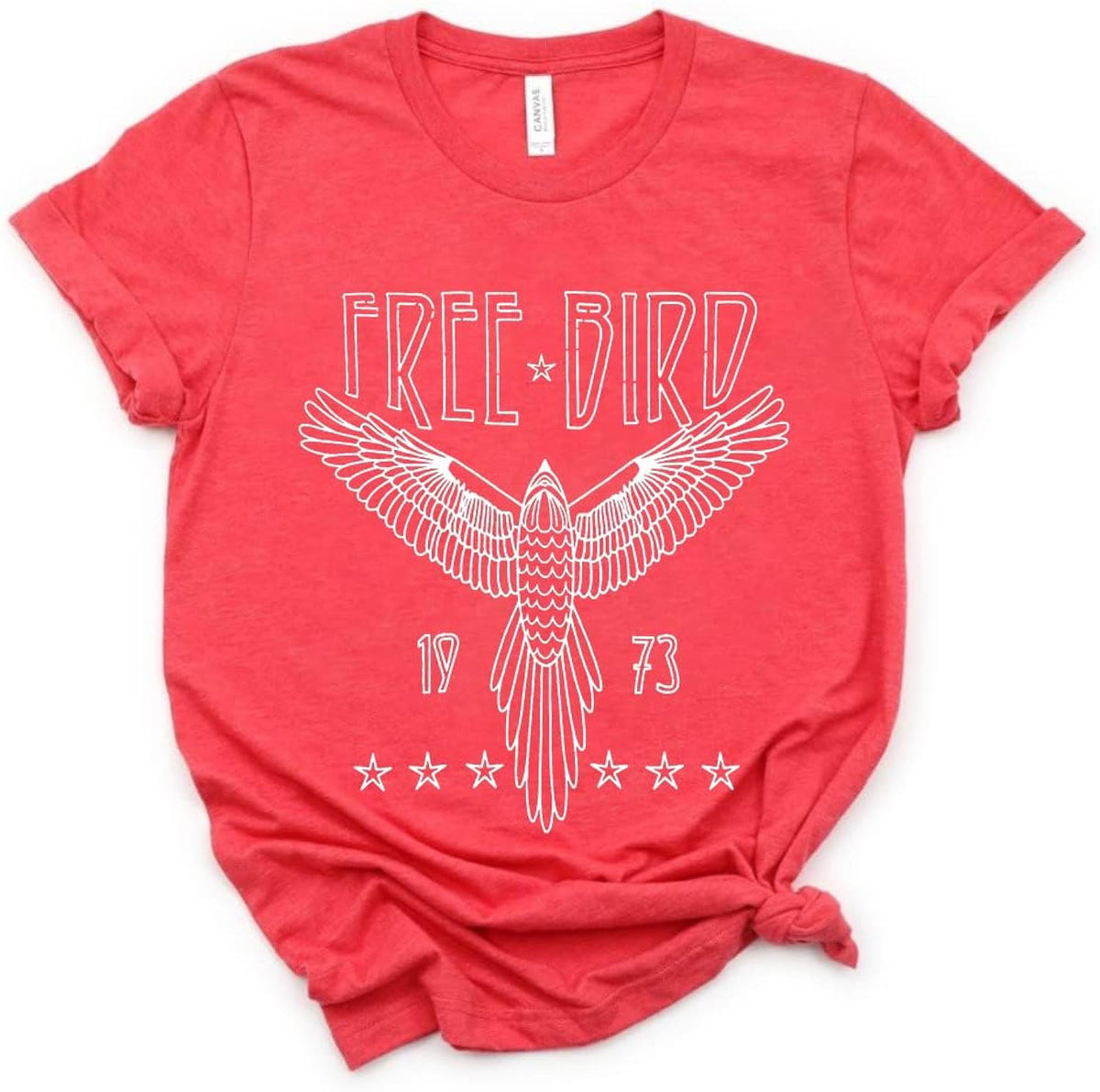 Vintage Rock Band T-Shirt Woman Retro Bird Shirt Eagle Graphic Tees Retro Music Shirt Casual Short Sleeve Tops