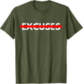 NO EXCUSES Motivational T-Shirt